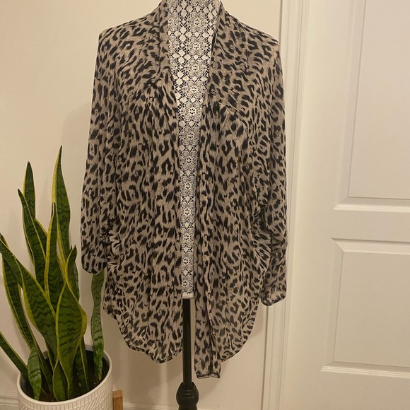 ARITZIA EVIL TWIN Cheetah Print Cardigan - Picture 1 of 7